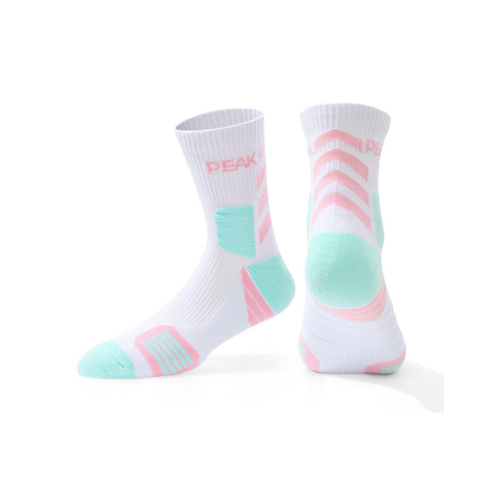 Pink basketball socks best sale